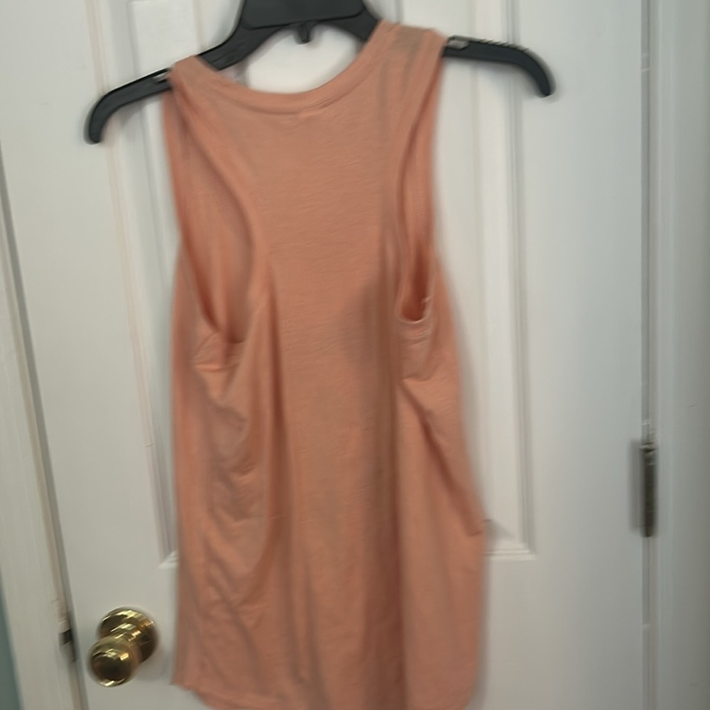 Fun orange racerback tank top - Picture 3 of 4